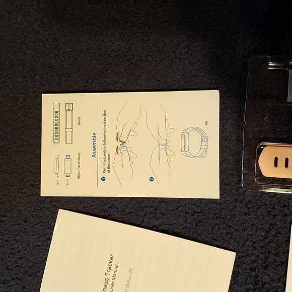 New in box fitness tracker! Pink. Monitors heart rate, sleep, calories, etc. - Picture 5 of 7